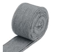 sourcing map Elastic Cuffs Ribbed Trims 80 x 3.5 cm Cotton Fabric Knit Rib Stretch Tape Cuff Sleeve Waistband for DIY Sewing, Dark Grey 1 Pair