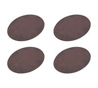 sourcing map Elbow Knee Iron-on Fabric Patches Repair Patches Oval Brown for Clothing Repair Crafts Repair Kit Backpack Shoes Decoration Pack of 4