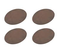 sourcing map Elbow Knee Iron-on Fabric Patches Repair Patches Oval Light Brown for Clothing Repair Crafts Repair Kit Backpack Shoes Decoration Pack of 4