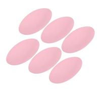 sourcing map Elbow Knee Iron-on Fabric Patches Repair Patches Oval Repair Patch Self-Adhesive Light Pink for Clothing Repair Crafts Repair Kit Backpack Shoes Decoration Pack of 6