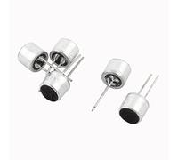 sourcing map Electret Microphone Inserts 6050 PCB Pins Condenser Electronic Components 5pcs