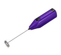 sourcing map Electric Tumbler Stirrer, Handheld Mini Mixer Battery Operated Stirring Mixing Purple for DIY Glitter Tumbler Cups