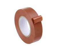 sourcing map Electrical Tape, 3/4" x 66 ft Waterproof Strong Adhesive Rubber Sticker PVC Flame Retardant Insulation Tape, Use at No More Than 600V,Brown,1Pcs