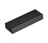 sourcing map Electronic Heat Dissipation Cooler Aluminium Heatsink 60x20x10mm for CPU Black Pack of 2