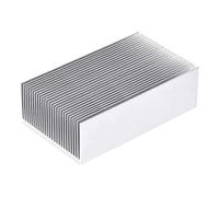 sourcing map Electronics Cooler Heatsink for LED and Power Silver 100 x 69 x 36 mm
