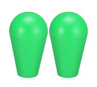 sourcing map Ellipse Oval Joystick Head Rocker Ball Top Handle Arcade Game DIY Parts Replacement Green 2Pcs