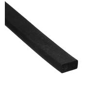 sourcing map EPDM Rubber Foam Sheet Strip 10mm(W) x5mm(T) x1.5m(L) Neoprene Rubber Sheet Rolls Weather Strip for DIY Gasket, Crafts, Insulation
