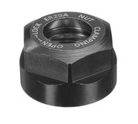 sourcing map ER20-A(M25) Type Collet Clamping Nut with Dynamic Balance Holes 40Cr Alloy Steel for CNC Machine Chuck Lathe Milling Tools Holder, Black