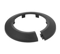 sourcing map Escutcheon Plate, 1Pcs 63mm - Fit 2.37" Outer Diameter Split Pipe Flange Water Pipe Cover Collar Decoration, PP Plastic Plumbing Cover Plates (Black)