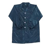 sourcing map ESD Lab Coat Anti Static Clothing Science Jacket with Cuff Lapel Collar Wear Uniform Work for Men Women (Navy Blue, 3XL)