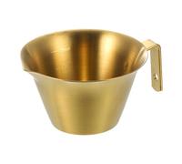 sourcing map Espresso Measuring Cup, 304 Stainless Steel Espresso Shot Cup Espresso Cup with Handle Espresso Accessories for Making Coffee Milk Cocktail, Gold