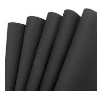 sourcing map EVA Foam Sheets Black 19.7 Inch x 19.7 Inch 2mm Thick Crafts Foam Sheets for Costumes, Arts and Crafts Projects Pack of 5