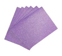 sourcing map EVA Foam Sheets Glitter Dark Purple 10.8 x 8.5 Inch 2mm Thick Crafts Foam 10Pcs