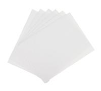 sourcing map EVA Foam Sheets Glitter White 10.8 Inch x 8.5 Inch 2mm Thick Crafts Foam 20Pcs