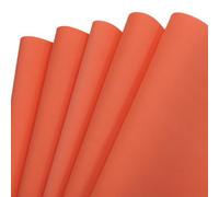 sourcing map EVA Foam Sheets Orange Red 19.7 Inch x 19.7 Inch 1mm Thick Crafts Foam Sheets for Costumes, Arts and Crafts Projects Pack of 5
