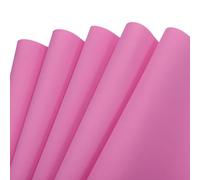 sourcing map EVA Foam Sheets Rose Red 19.7 Inch x 19.3 Inch 1mm Thick Crafts Foam Sheets for Costumes, Arts and Crafts Projects Pack of 5