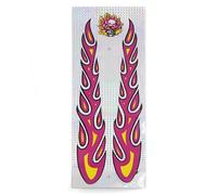 sourcing map Evil Skull Flame Fire Style Vinyl Stickers Car Body Door Decor Decal