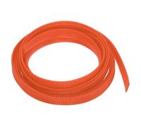 sourcing map Expandable Sleeving,1/2-inch 10ft Cable Sleeve, Orange
