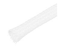 sourcing map Expandable Sleeving, 1/4-inch 100ft Cable Sleeve, White