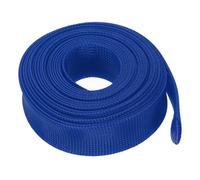 sourcing map Expandable Sleeving, 1.5-inch 25ft Cable Sleeve, Blue