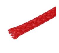 sourcing map Expandable Sleeving, 1/8-inch 100ft Cable Sleeve, Red