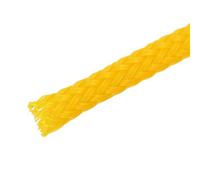 sourcing map Expandable Sleeving, 1/8-inch 100ft Cable Sleeve, Yellow