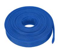 sourcing map Expandable Sleeving, 1 9/16-inch 25ft Cable Sleeve, Blue