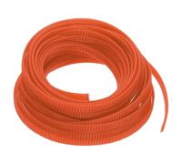 sourcing map Expandable Sleeving,3/8-inch 25ft Cable Sleeve, Orange
