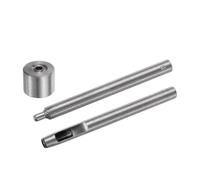 sourcing map Eyelet Hole Punch Die Tool, 6mm Grommet Setter Hollow Punch for Leather Craft Clothing Handbag Fabric Curtain Setter
