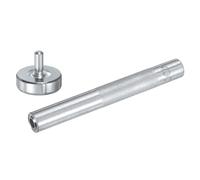 sourcing map Eyelet Hole Punch Die Tool Set, 4.5mm Grommet Setter Hollow Punch for Leather Craft Clothing Handbag Fabric Curtain Setter