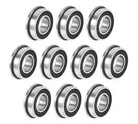 sourcing map F688-2RS Flanged Ball Bearing 8x16x5mm Double Sealed Chrome Steel Bearing 10pcs