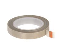 sourcing map Fabric PTFE Tape Roll, 0.4" x 33 ft High Temperature PTFE Adhesive Tape 0.13mm Thickness for Vacuum Sealer Machine Hand Impulse Sealers, Light Brown