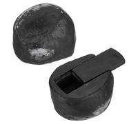 sourcing map Fake Rock Key Hider, Hide A Spare Key Outdoor Waterproof Fake Rock Hider Decoration Safe Storage Lock Box for Outside Garden Decoration, Black