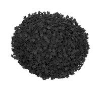 sourcing map Fake Sprinkles, 100G Star Resin Fake Candy Sugar Faux Sprinkles Polymer Clay Slices for Nail Art DIY Crafts Cake Dessert Phone Case Shaker Card Filler, Black