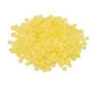 sourcing map Fake Sprinkles, 30G Yellow Lemon Resin Faux Sprinkles Polymer Clay Slices for Nail Art DIY Crafts Phone Case Shaker Card Filler, Yellow