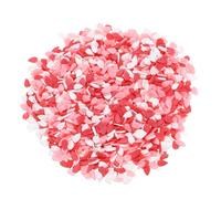 sourcing map Fake Water Droplet, 9 Set Pentagram Polymer Clay Slices for Nail Art DIY Crafts Phone Case Shaker Card Filler, White/Pink