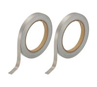 sourcing map Faraday Cloth Tape 0.39" W x 65.62 Feet Conductive Cloth Fabric Adhesive Tape Roll for Laptop Cable EMI Shielding 2 Pcs
