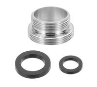 sourcing map Faucet Aerator Adapter, M26 Male to M22 Male with Washer, 13mm Length