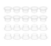sourcing map Faucet Leak-Proof Sealing Gasket, 20pcs Silicone Raw Material Belt Hose Sealing Washer Plug for Faucet Triangle Valve, White, 27x13mm/1.06x0.51"