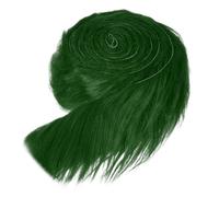 sourcing map Faux Fur Fabric, 60 x 2 Inch Plush Faux Fur, Fluffy Fuzzy Fabric Precut Strips for Crafts Beard Hair Costume Dolls Cosplay Home Decor, Dark Green