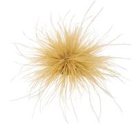 sourcing map Feather Brooches for Women, Large Feather Flower Brooch Elegant Oversized Lapel Pins for Dress Suit Clothes Party Wedding Dance Banquet Pins Headdress Accessories, Gold