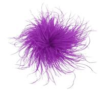 sourcing map Feather Brooches for Women, Large Feather Flower Brooch Elegant Oversized Lapel Pins for Dress Suit Clothes Party Wedding Dance Banquet Pins Headdress Accessories, Lavender