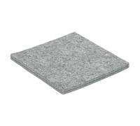sourcing map Felt Furniture Pads, 2Pcs 4.72" x 4.72" Adhesive Backed Felt Non-slip Anti-scratch Chair Leg Protectors for Protecting Hardwood Floor, Grey