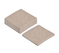 sourcing map Felt Furniture Pads Self Adhesive Square Furniture Felt Pads, Anti Scratch Floor Protectors for Furniture Legs Hardwood Floor 2 Inch x 2 Inch Beige 16pcs