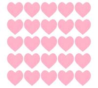 sourcing map Felt Heart Shape Heart Pom Pom Valentine's Day Hearts Craft 1.6Inch x 1.6Inch for Home Decor Party Crafting Art, Pink, Pack of 100