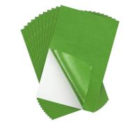 sourcing map Felt Sheets, Craft Felt Sheets 11.8" x 7.9" Peel and Stick Light Green, 10 Pcs, Adult, Unisex, Contemporary, Crafting, Foldable