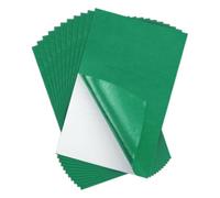 Sourcing Map Felt Sheets, Green, 11.8 x 7.9 Inch, 10 Pcs, Non-Woven, Polyester, Adults, Unisex, General Craft, Foldable