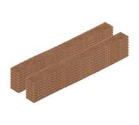 sourcing map Felt Strips with Adhesive Backing, 16 Pcs 1/2" x 6" x 0.12" Anti Scratch Furniture Felt Tapes Self-Stick Pads for Protecting Hardwood Floor, Brown