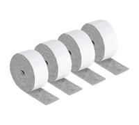 sourcing map Felt Strips with Adhesive Backing, 4 Rolls 2" x 120" x 0.12" Anti Scratch Furniture Felt Tapes Self-Stick Pads for Protecting Hardwood Floor, Grey