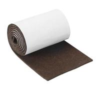 sourcing map Felt Strips with Adhesive Backing, 4" x 40" x 0.12" Anti Scratch Furniture Felt Tapes Self-Stick Pads for Protecting Hardwood Floor, Brown